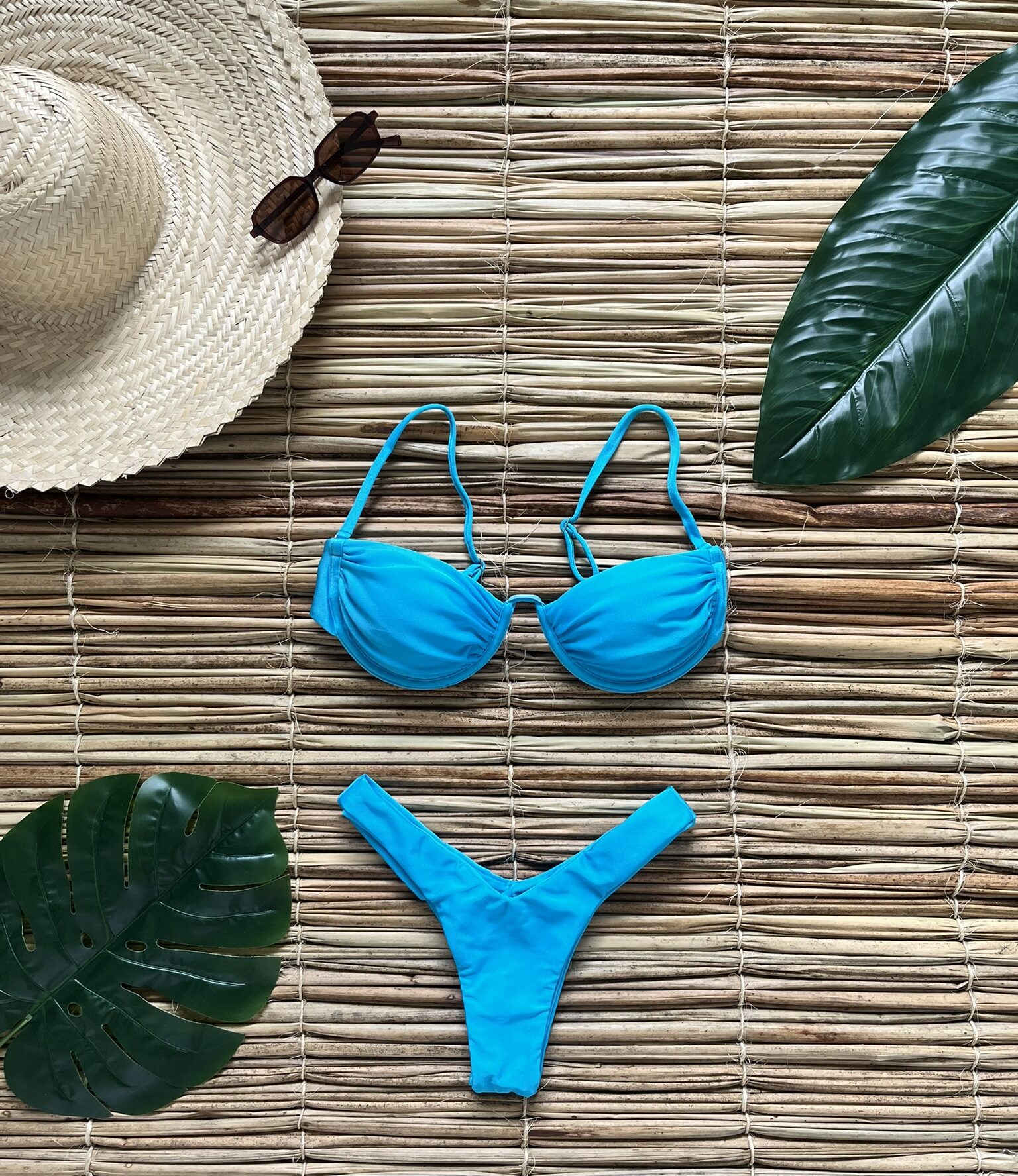 biquíni purus azul turquesa biquíni purus azul turquesa